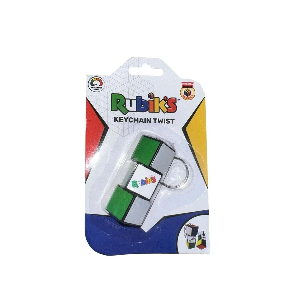 Rubik's Cube Keychain Twist Fidget Toy